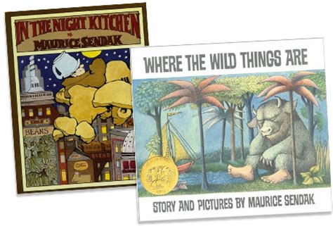 In the Night Kitchen and Where the Wild Things Are by Maurice Sendak ...