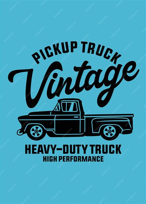 Premium Vector | VINTAGE TRUCK