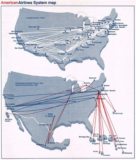 American Airlines Flight Map - Map Of South America