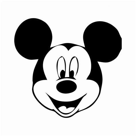 free printable mickey mouse template | 34 mickey mouse face template ...