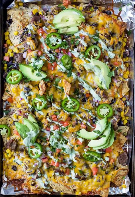 Cheesy Sheet Pan Steak Nachos | EPIC Loaded Nachos Recipe!