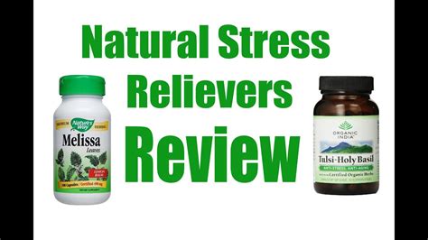 Natural Stress Relievers Review - YouTube