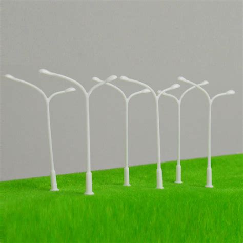 Aliexpress.com : Buy 10pcs 1:300 scale lamp plastic model lamp double head scale model street ...