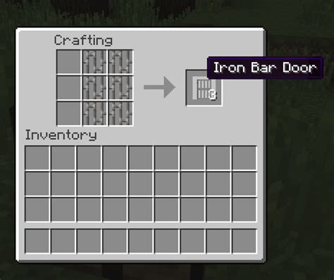 Iron bar doors : r/minecraftsuggestions