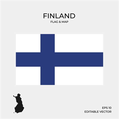 Finland map and flag 2046037 Vector Art at Vecteezy