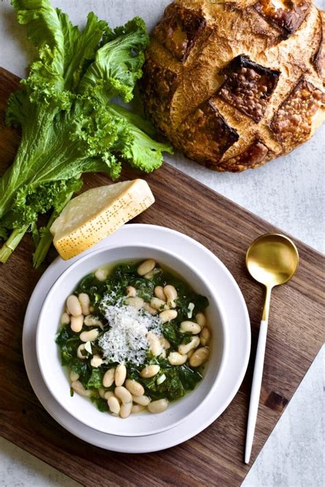 Italian Beans and Greens Recipe (Escarole) - CucinaByElena