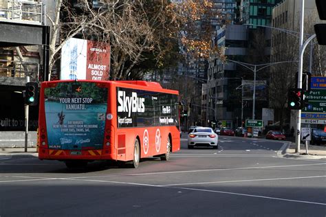 SkyBus Melbourne #206 BS02IY at City Road and Southbank Boulevard - Wongm's Rail Gallery