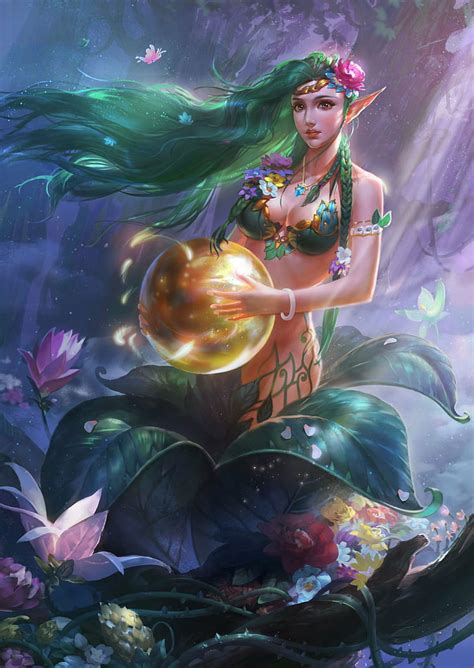 Online crop | HD wallpaper: art, beauty, fantasy, mermaid, original ...