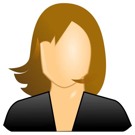 Free Clipart: Female user icon | dagobert83