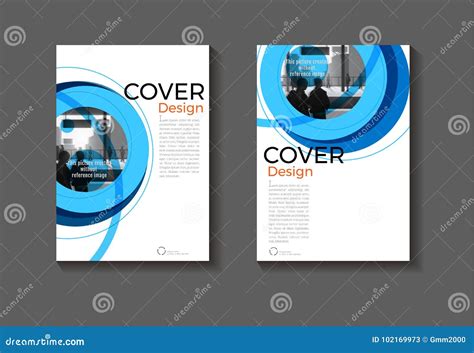 Blue Abstract Modern Cover Design Modern Book Cover Brochure Co Stock Vector - Illustration of ...