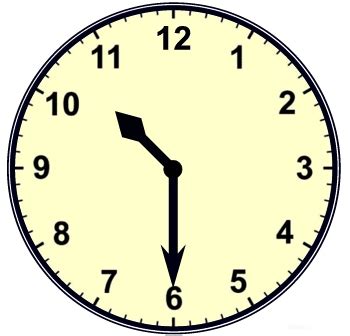 clock half past 10 - Clip Art Library