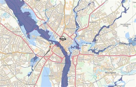 York Flood Maps - Areas of Most Risk