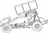 Sprint Car Coloring Pages  Free Printable Page Collections sketch template