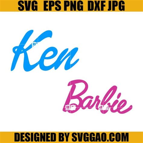 Barbie And Ken SVG Bundle, Barbie Movie SVG, Ken Doll SVG