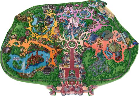 Disneyland Paris Park Map by Geky12 on DeviantArt