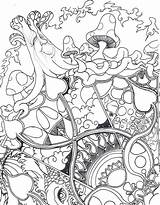 Trippy Sun And Moon Coloring Pages sketch template