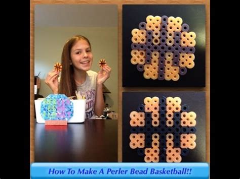 How To Make A Perler Bead Basketball - YouTube