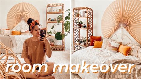 EXTREME ROOM MAKEOVER | Bohemian Minimalist Aesthetic 2020 *Urban ...