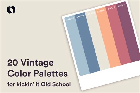 20 Vintage Color Palettes for Kickin’ it Old School | Looka
