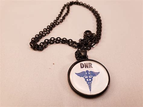 DNR Medical Alert Necklace DNR Free Shipping | Etsy