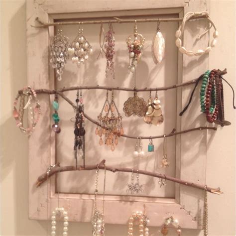 Easy to make rustic jewelry display Booth Ideas, Display Ideas, Rustic ...