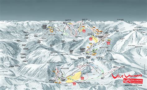 Andorra Mapa Pistas Ski