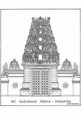 Temple Coloring Page  Free Printable Sheets For Kids sketch template