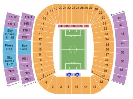 Legion Field Seating Diagram