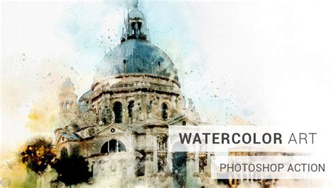 Realistic Watercolor Photoshop Action Tutorial - YouTube