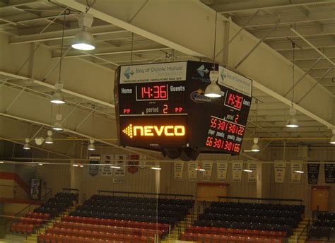 Scoreboard Man | Hockey Scoreboards | Centre-Hung | |NevcoThe ...