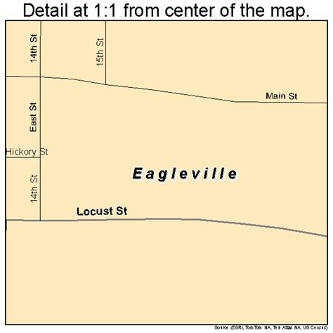 Eagleville Missouri Street Map 2920674