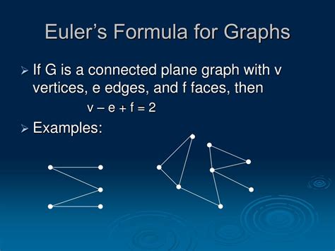 PPT - Applications of Euler’s Formula for Graphs PowerPoint ...