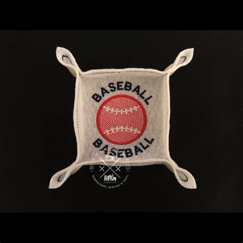 Baseball Softball-5in Trinket Tray-ITH Machine Embroidery Designs – Embroidery on Balls ...