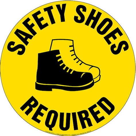 Safety Shoes Required Sign