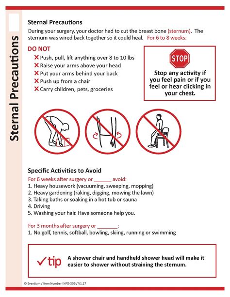 Sternal Precautions - Eventium Geriatric Occupational Therapy ...