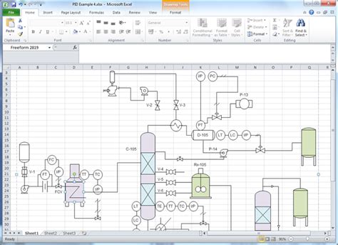 Create P&ID for Excel