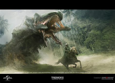 Tremors Shrieker Island key frame art by YasenStoilov on DeviantArt