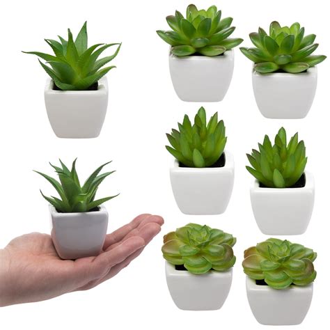 Floral Décor Home & Garden Home Décor Artificial Succulents set of 3 ...