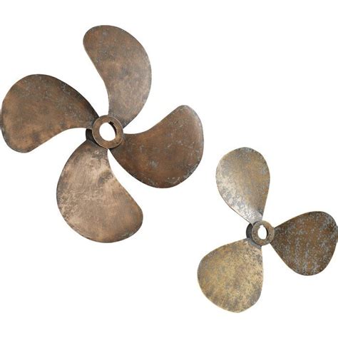 Metal Propellers Wall Decor Set in 2021 | Propeller wall decor ...