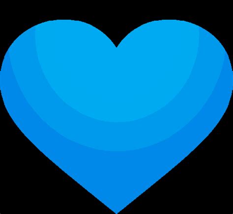 Blue Heart Heart Sticker - Blue Heart Heart Joypixels - Discover ...