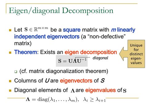 PPT - Eigen Decomposition and Singular Value Decomposition PowerPoint Presentation - ID:3377294