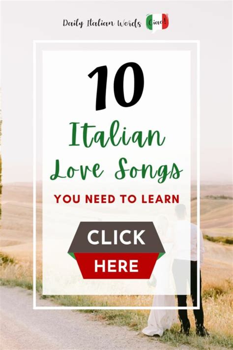 10 Beautiful Italian Love Songs - Daily Italian Words