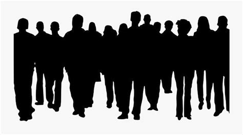 Transparent Crowd Of People Png - Crowd Of People Silhouette , Free Transparent Clipart - ClipartKey