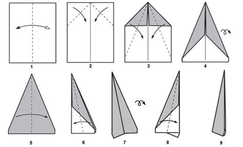 Printable Paper Rocket Template