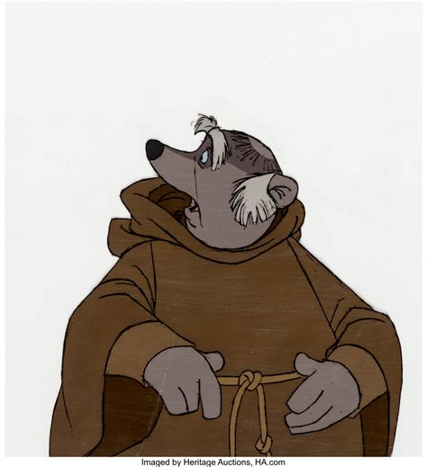 Robin Hood Friar Tuck Production Cel (Walt Disney, 1973).... | Lot ...