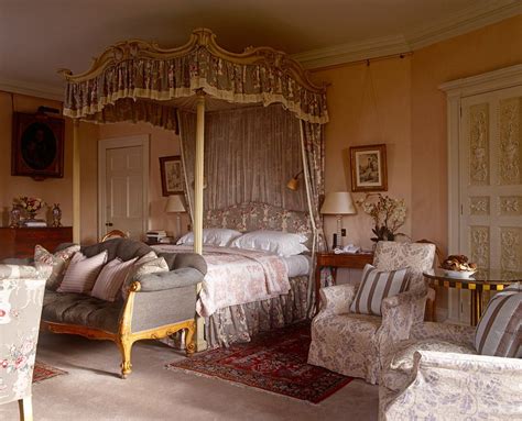 Room of the Day ~ Alnwick Castle ~ The Pink Room - Robert Kime. Four-poster believed to be a ...