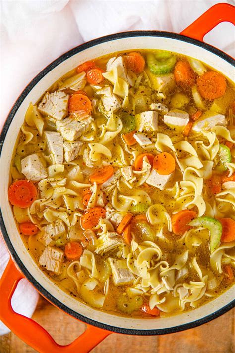 Easy Leftover Turkey Soup Recipe - Dinner, then Dessert