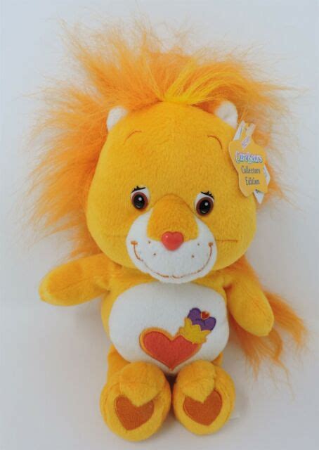 Care Bears Cousins Brave Heart Lion Plush Stuffed Animal TCFC 2003 10 ...