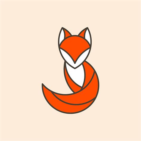 Cute fox geometrical animal vector - Download Free Vectors, Clipart ...