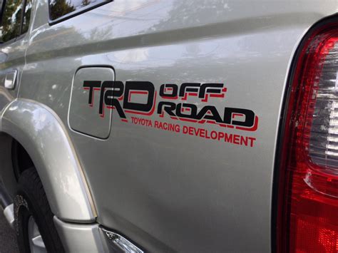 Toyota 4runner trd decals